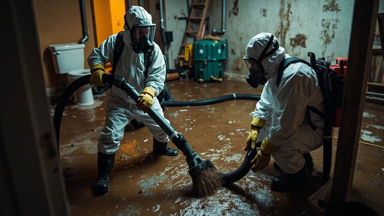How Professional Sewage Backup Cleanup Stops Contamination