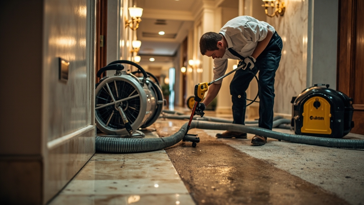 How Professional Hospitality Water Removal Protects Operations