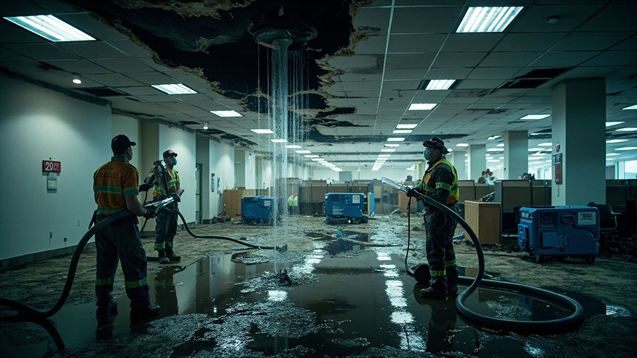 Office Building Water Restoration in Riverside | Zero Downtime Water Mitigation for Commercial Properties