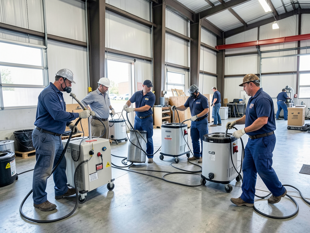 Fast commercial water restoration for riverside bu