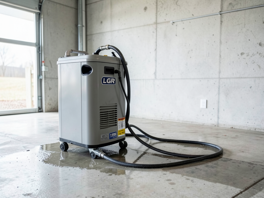 How to dry out a flooded garage or crawlspace in Canyon Crest