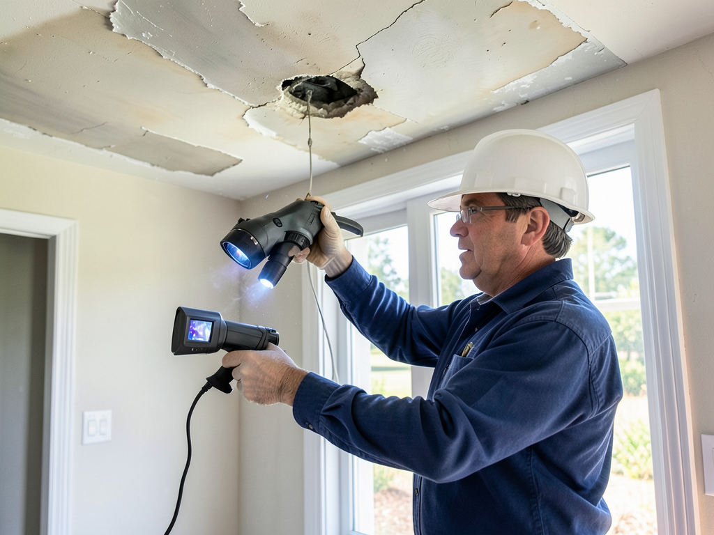 How to tell if that dark spot on your ceiling is a