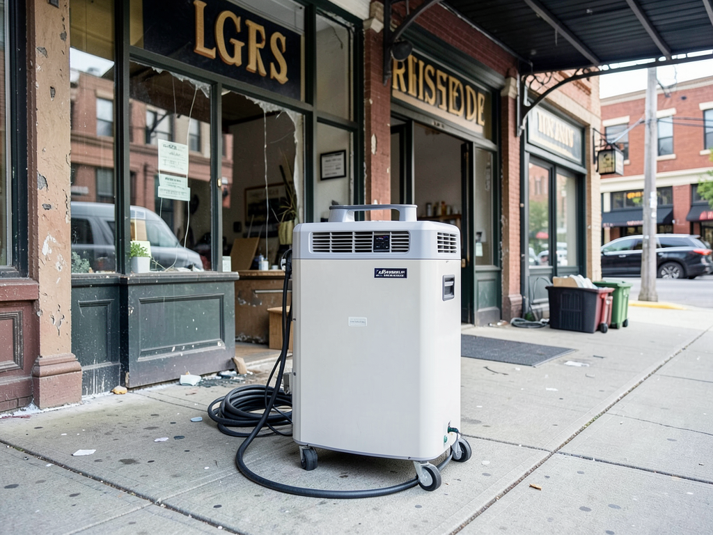 Repairing water damage in historic downtown rivers